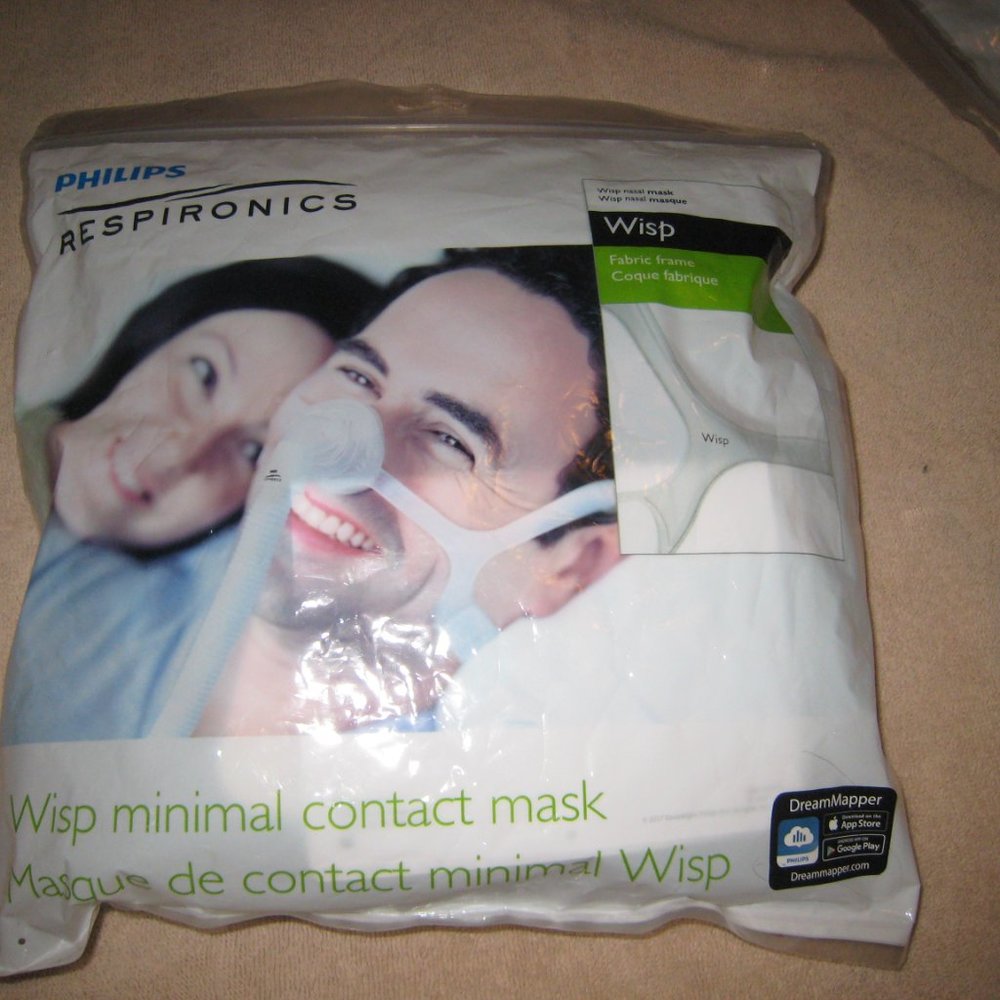 Wisp Nasal Mask FitPack Minimal Contact - Sizes included S/M L & XL NEW